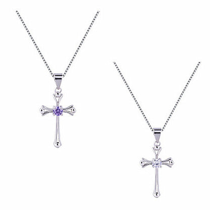 Silver Serenity Crucifix