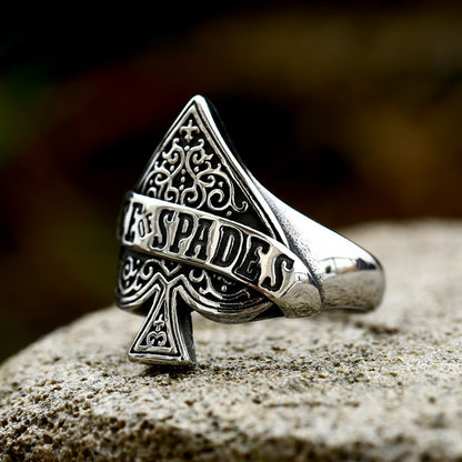 Ace of Spades Ring