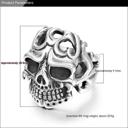 Iron Throne Skull Ring