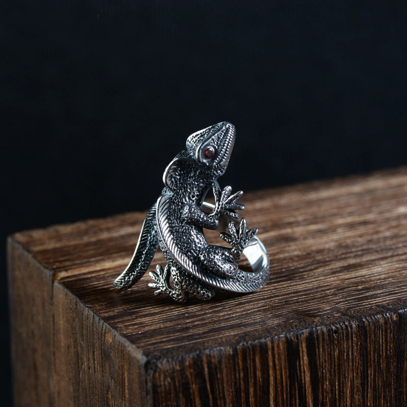 Chameleon Charm Ring