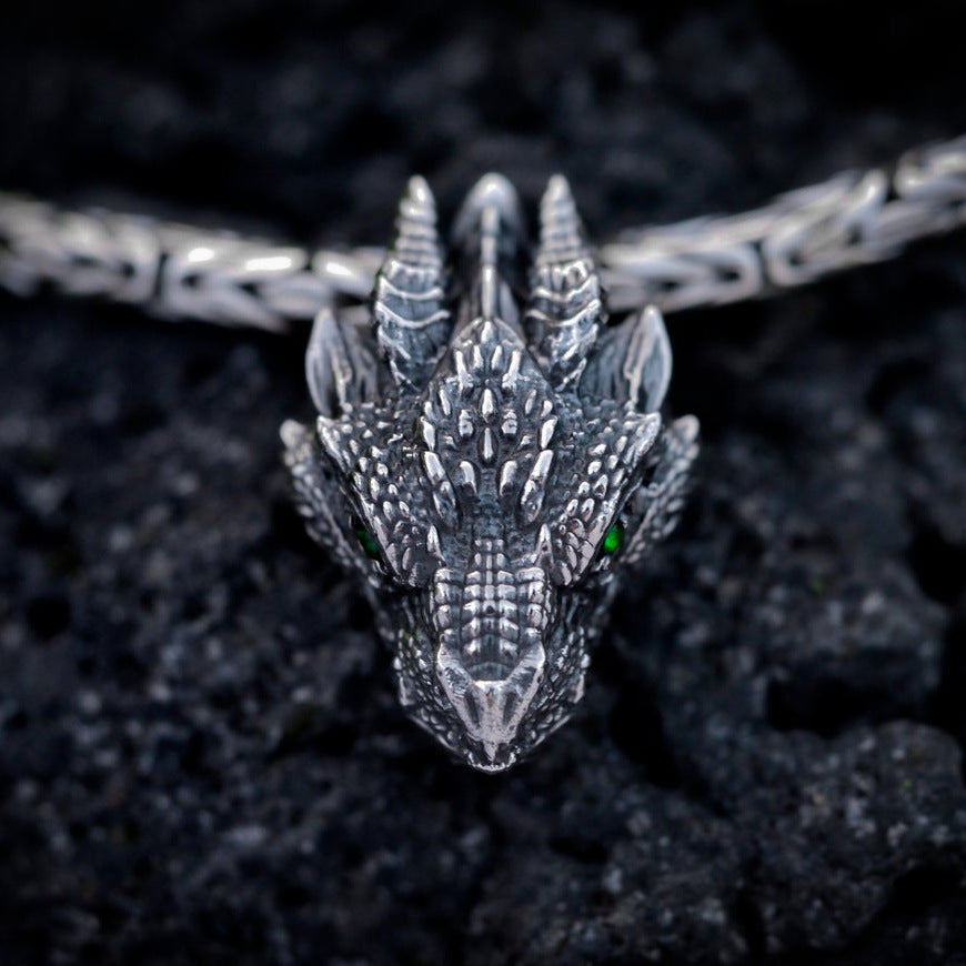 Mystic Guardian Dragon Head Chain