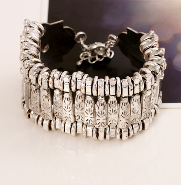 European and American fashion creative alloy bracelet