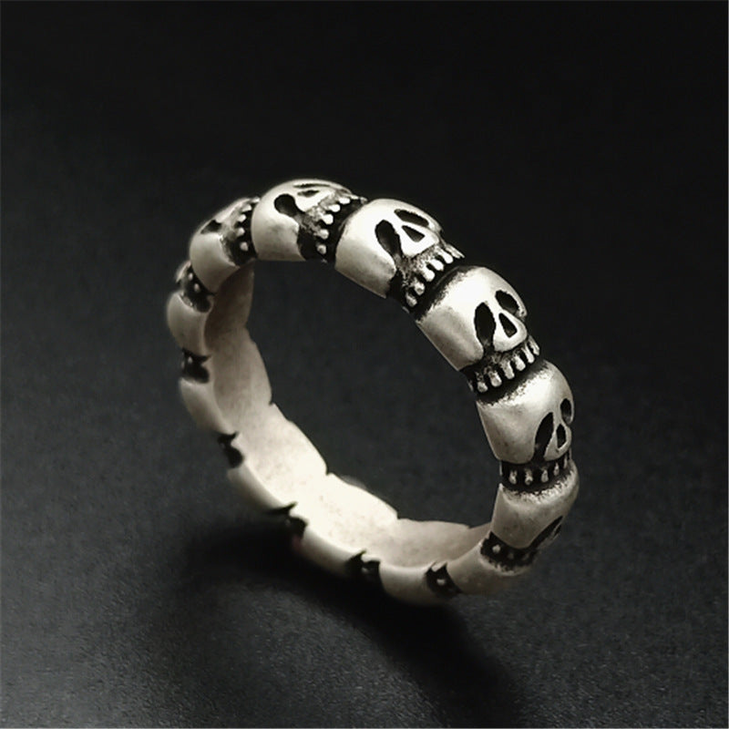 Tribal Shaman Skull Ring