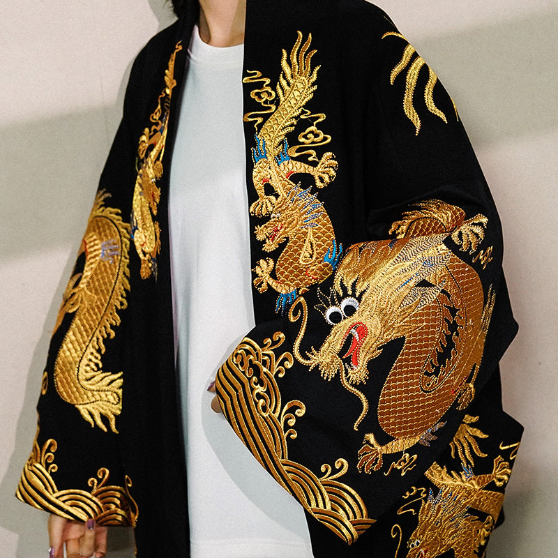 Dragon embroidered jacket