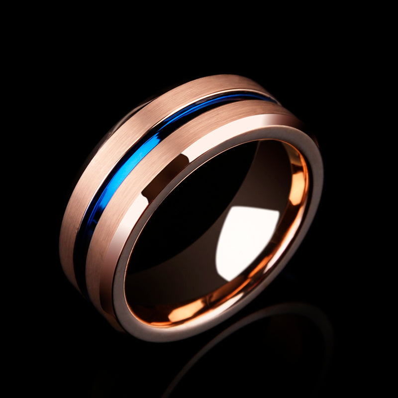 Rose and Sky Unity Ring