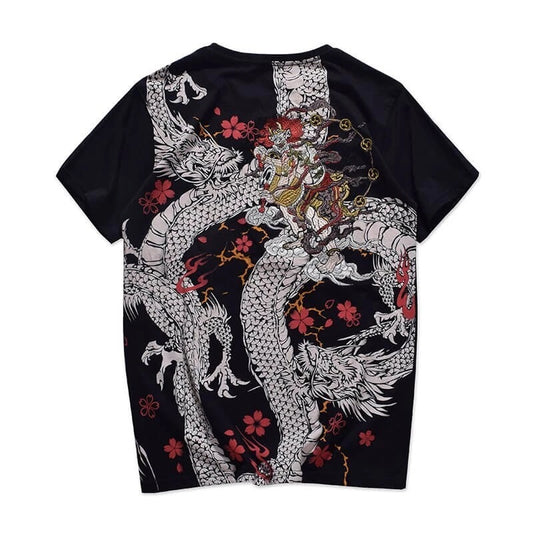 Dragon tattoo T-shirt short sleeve