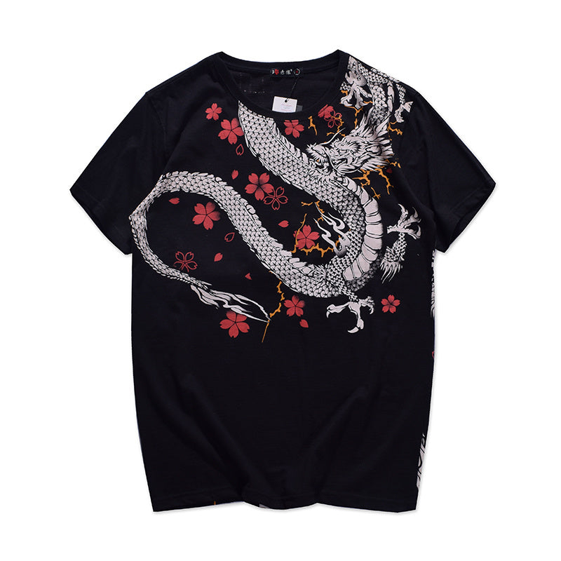 Dragon tattoo T-shirt short sleeve