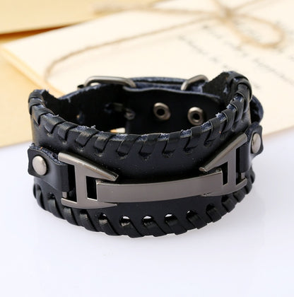 Duskbound Leather Cuff