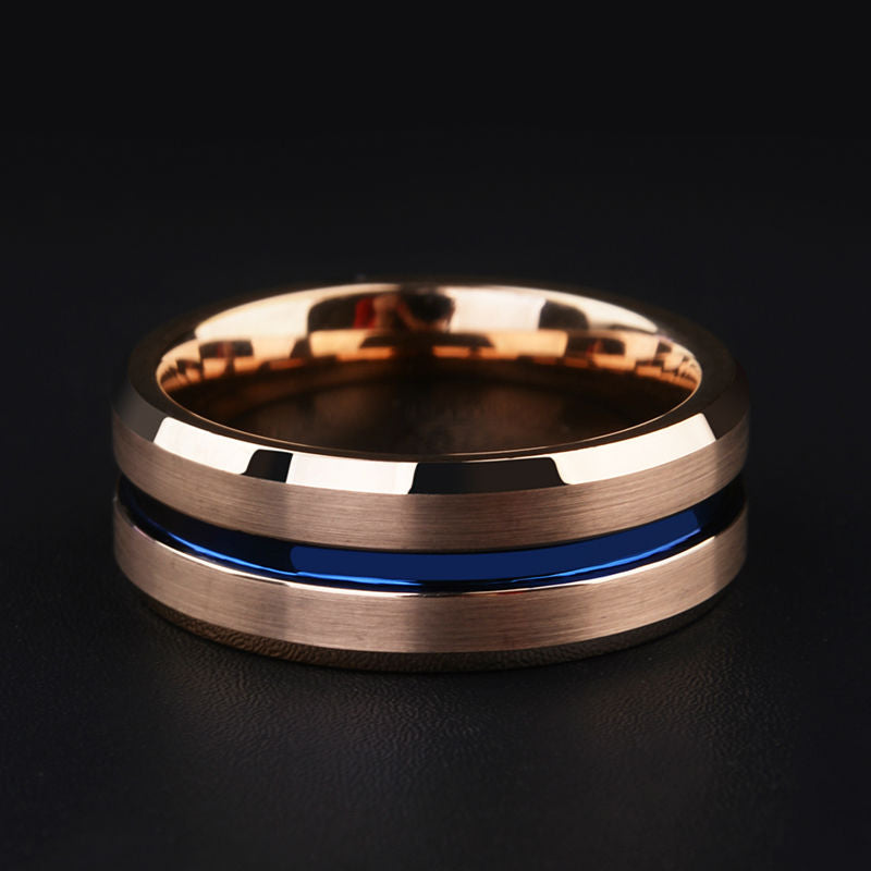 Rose and Sky Unity Ring