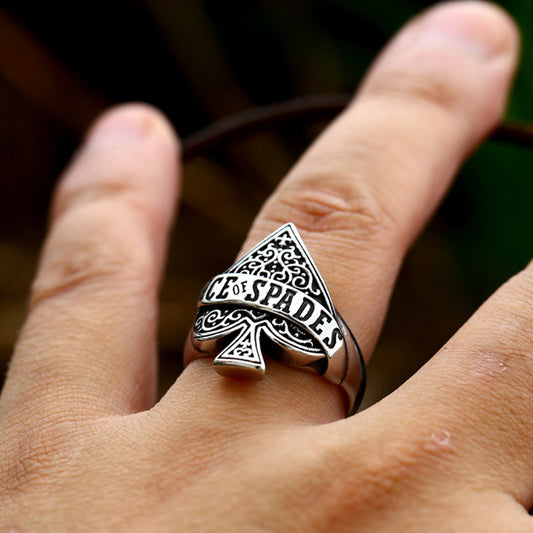 Ace of Spades Ring