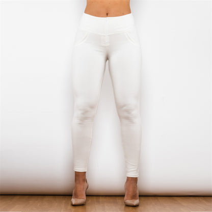 shascullfites melody white cotton leggings high waist bum lifting leggings gym pants for women
