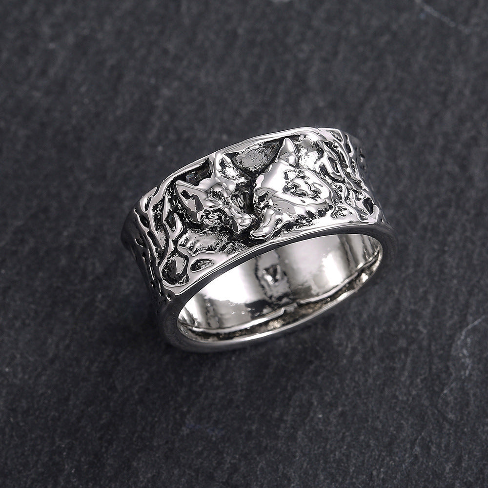 Runic Wolf Ring