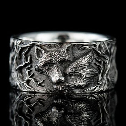 Runic Wolf Ring