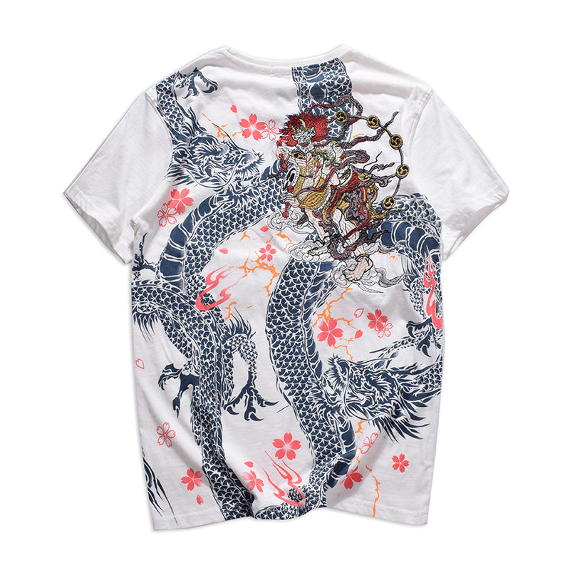 Dragon tattoo T-shirt short sleeve