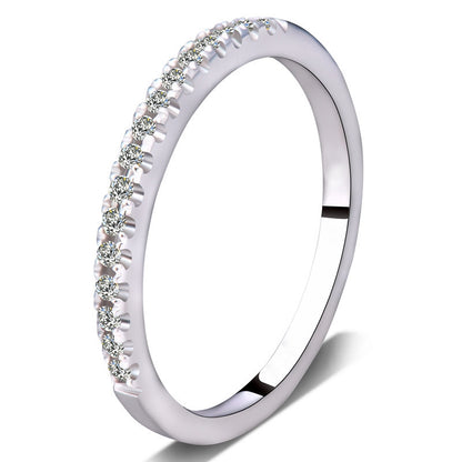 Knuckle Index Finger Ring Gypsophila Single Row Diamond