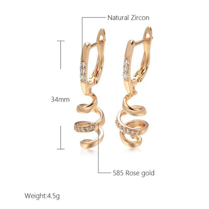 Light Luxury D-shaped Earrings Elegant Women