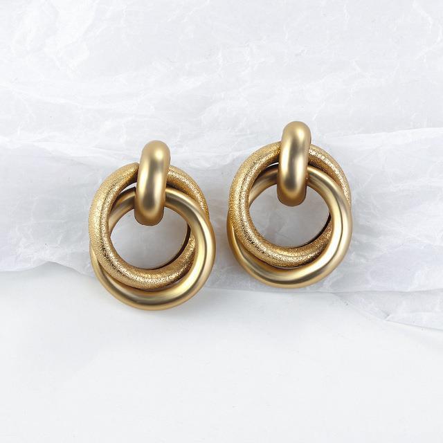 Fashion Gold Color Earrings For Women