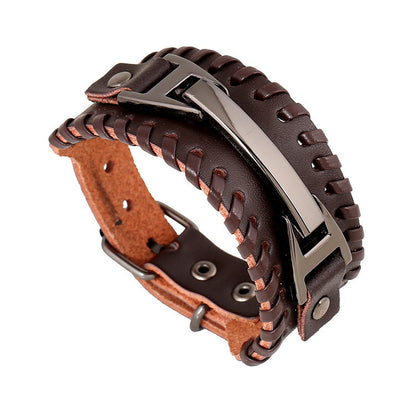 Duskbound Leather Cuff