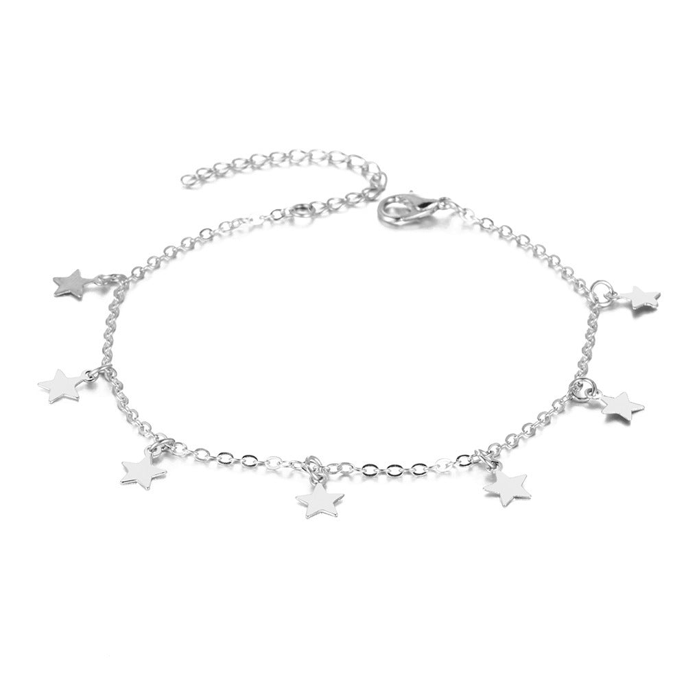 European And American Hot Selling Simple Star Fashion Anklet