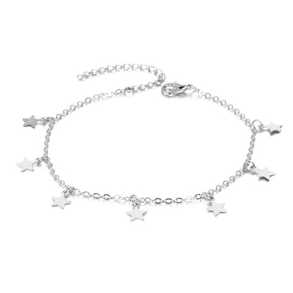 European And American Hot Selling Simple Star Fashion Anklet