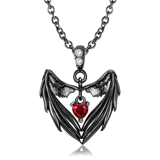 Winged Lovefire Necklace