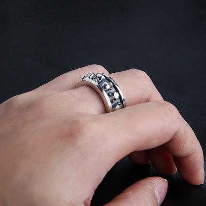 Fashion rock punk ring