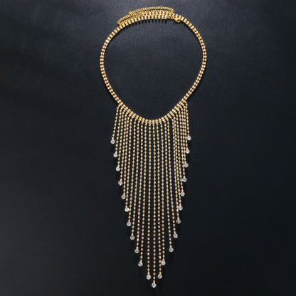 Crystal Tassels Waist Chain