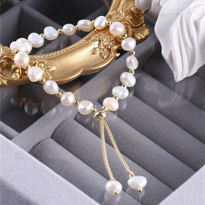 Women's Minimalist High-end Freshwater Pearl Bracelet