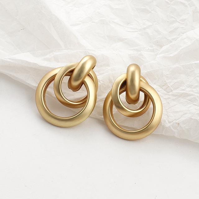 Fashion Gold Color Earrings For Women