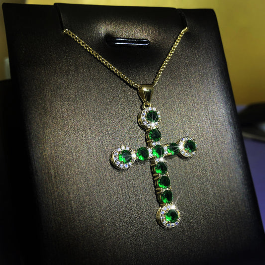 Pearly Green Faith Pendant