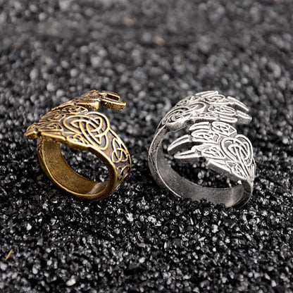 Twin Beast Claws Ring