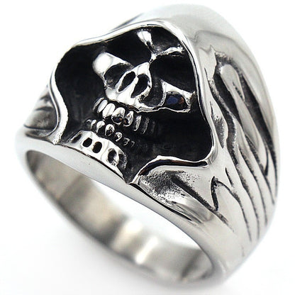 Runic Light Skull Ring