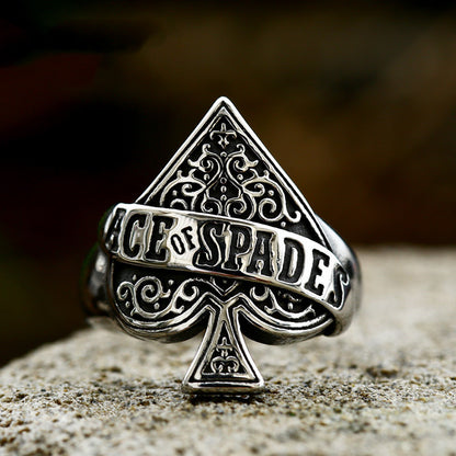 Ace of Spades Ring