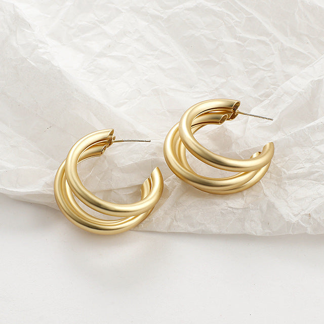 Fashion Gold Color Earrings For Women