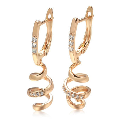 Light Luxury D-shaped Earrings Elegant Women