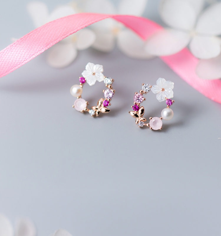 Shimmering Rose Pearls