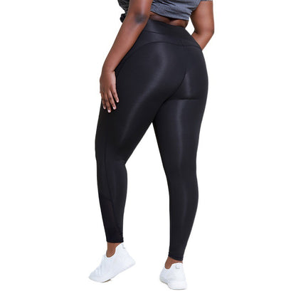Sport Leggings for Women Fitness Push Up Elastic Solid Color Legging High Waist Plus Size Workout Gym Ankle-Length Pants