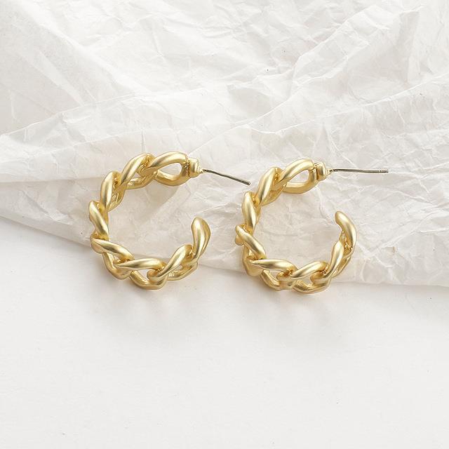 Fashion Gold Color Earrings For Women