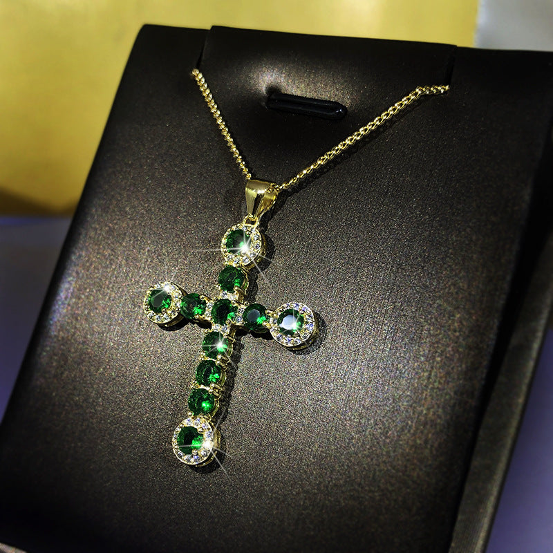 Pearly Green Faith Pendant