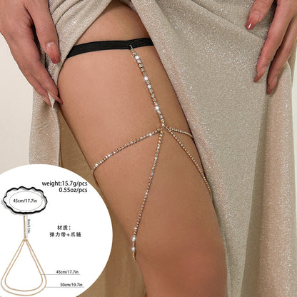 Lace Leg Ring Body Chains Women's Beach Tassel