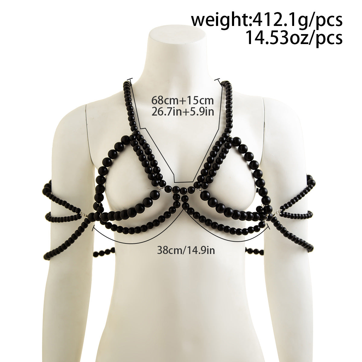 Vacation Pearl Bra Clothing Chain Female