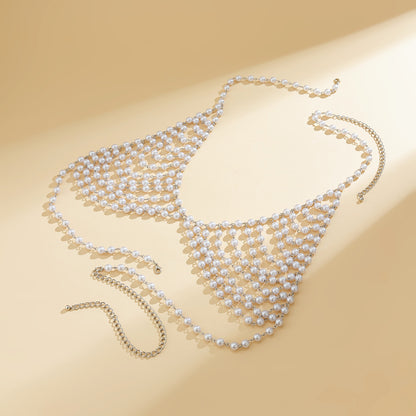 Holiday Pearl Bra Clothing Chain