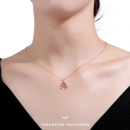 Clavicle Christmas Tree Necklace