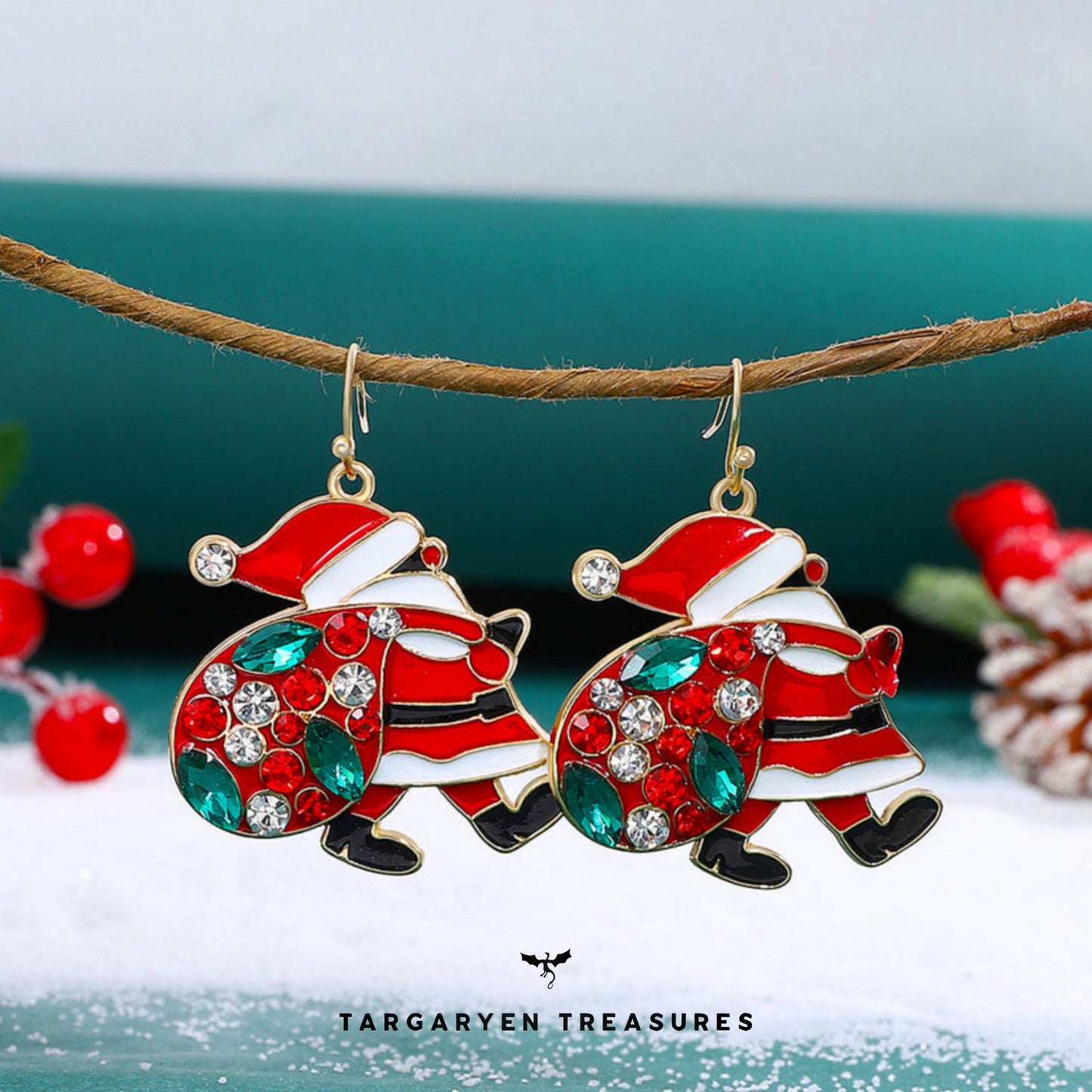 Jingle Claus Earrings