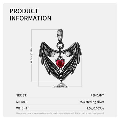 Winged Lovefire Necklace