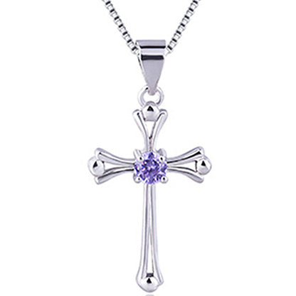 Silver Serenity Crucifix