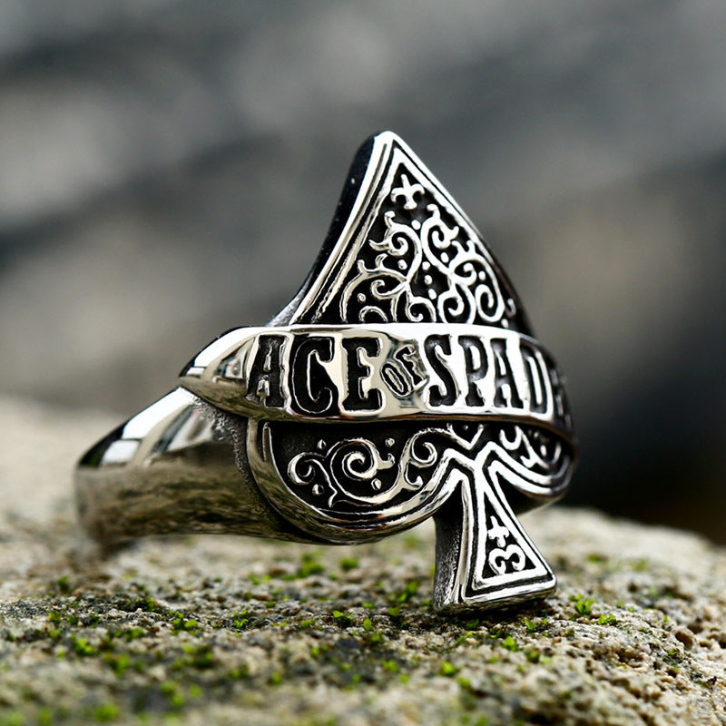 Ace of Spades Ring