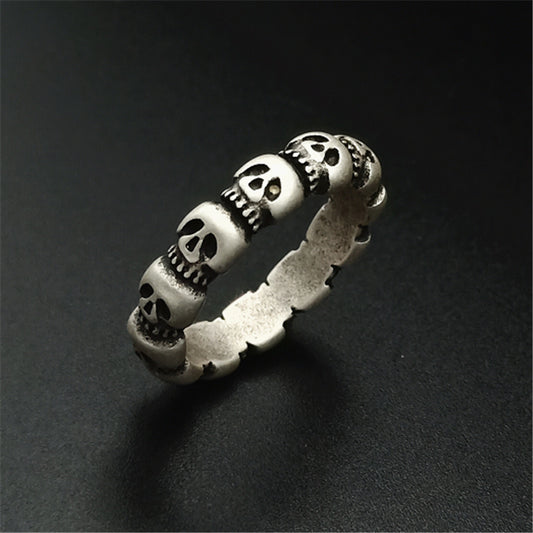 Tribal Shaman Skull Ring