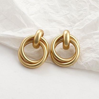 Fashion Gold Color Earrings For Women