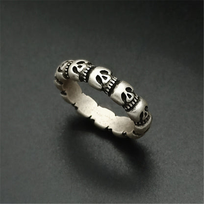 Tribal Shaman Skull Ring